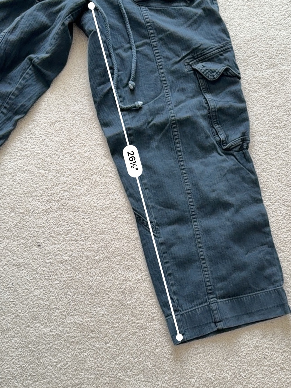 We the free Tahiti cargo drawstring pants - Picture 5 of 9